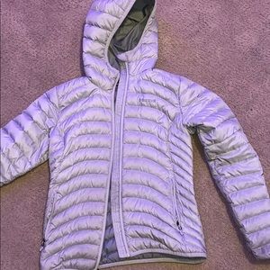 light grey marmot jacket